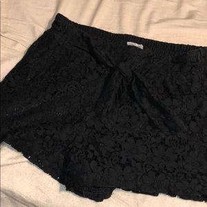 Black Lacey shorts